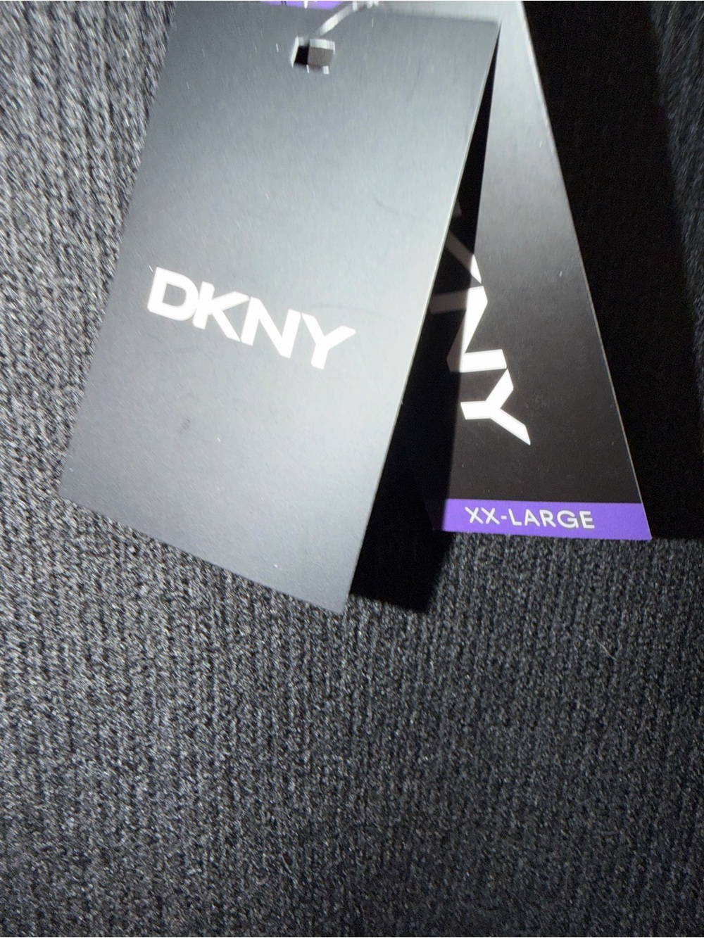 DKNY Charcoal Crewneck Sweater - Picture 4 of 4